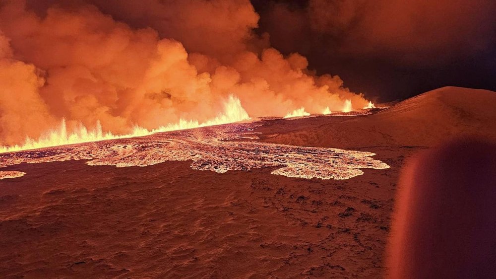 Sopečná erupce na Islandu