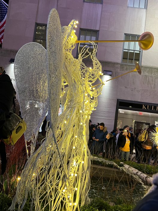 Vánoční výzdoba u Rockefeller Center 