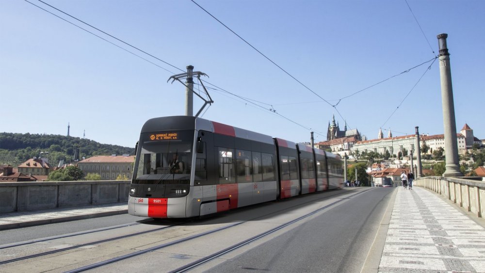 Nové tramvaje Škoda ForCity Plus 52T vyjedou v Praze poprvé v roce 2025