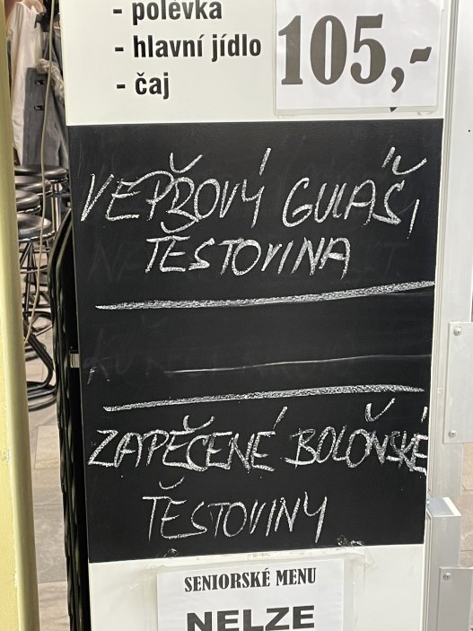 Menu s polévkou, hlavním jídlem a zákuskem vyjde na 159 korun.