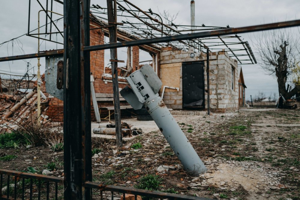 Válka na Ukrajině: Vesnice Dovhenke, oblast u Charkova