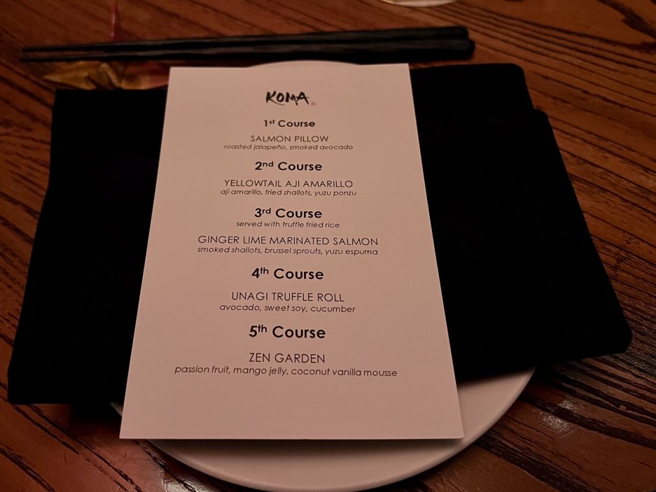 Degustační menu