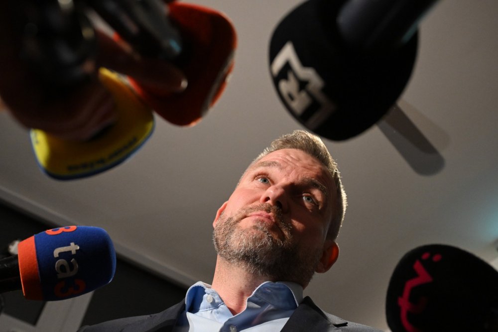 Peter Pellegrini zahajuje volební noc ve štábu