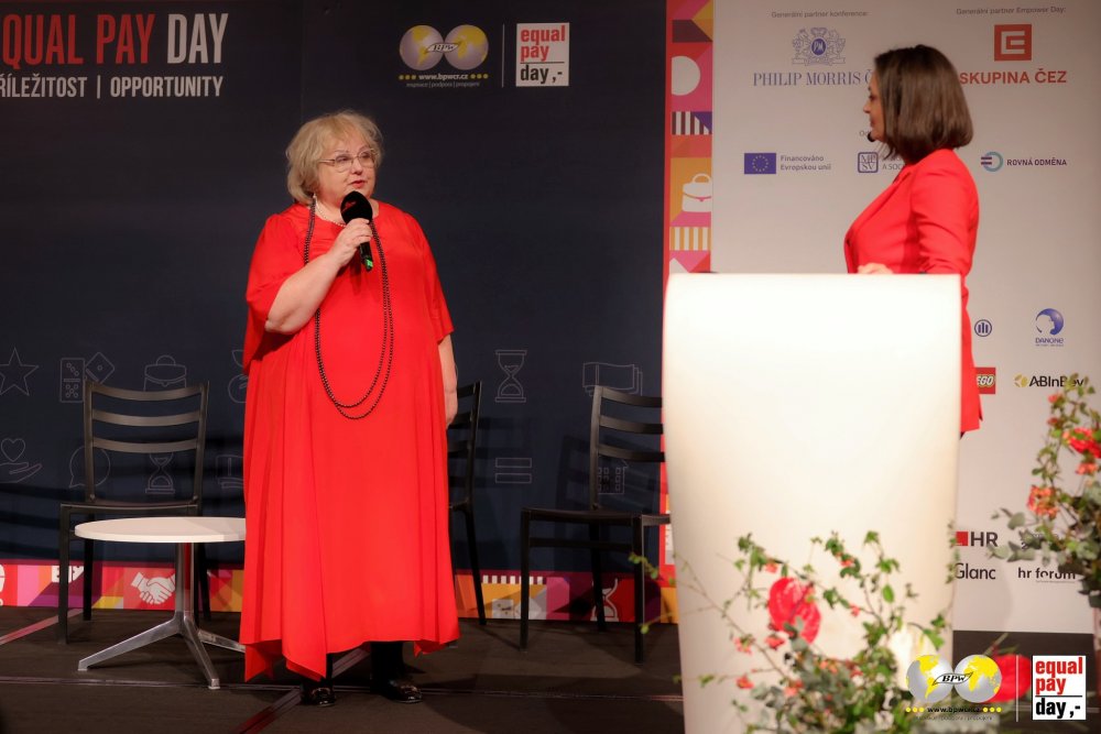 Equal Pay Day Praha - 15.ročník - Lenka Šťastná - zakladatelka akce a prezidentka pořádající organizace