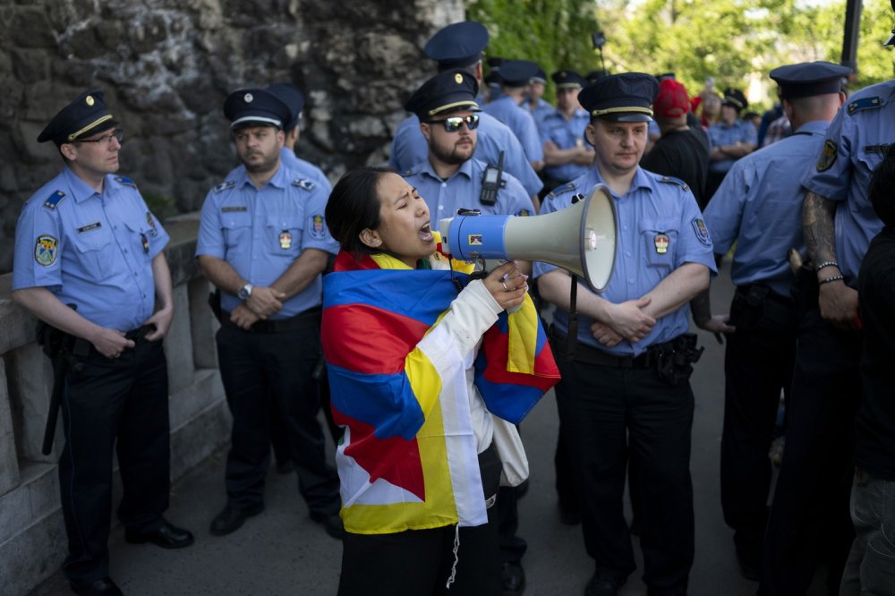 Protesty tibetských demonstrantů (čtvrtek 9. května 2024)