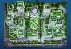 Aktuální návrh Centra Nového Žižkova s unikátní rozvlněnou věží od architektky Evy Jiřičné