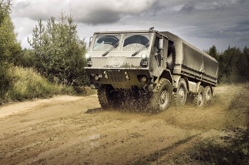 Příklad produkce kopřivnické Tatra Trucks