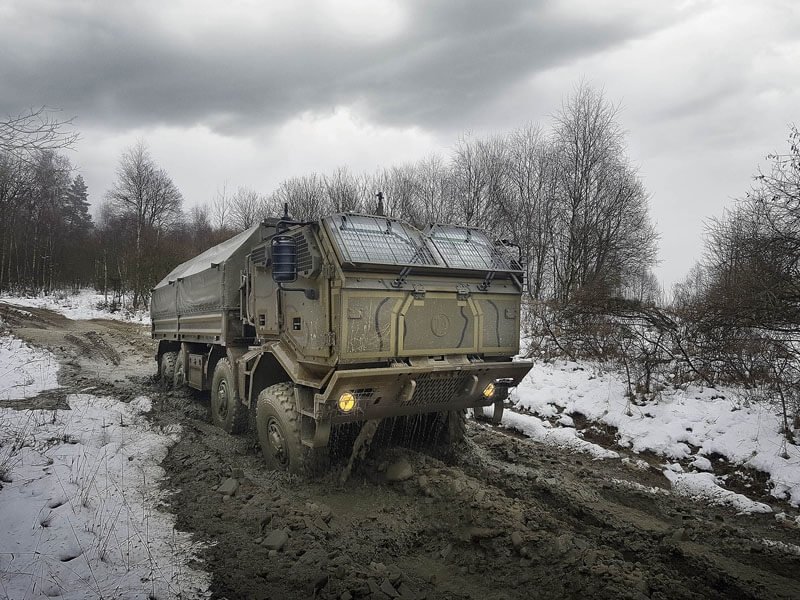 Příklad produkce kopřivnické Tatra Trucks