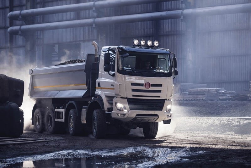 Příklad produkce kopřivnické Tatra Trucks