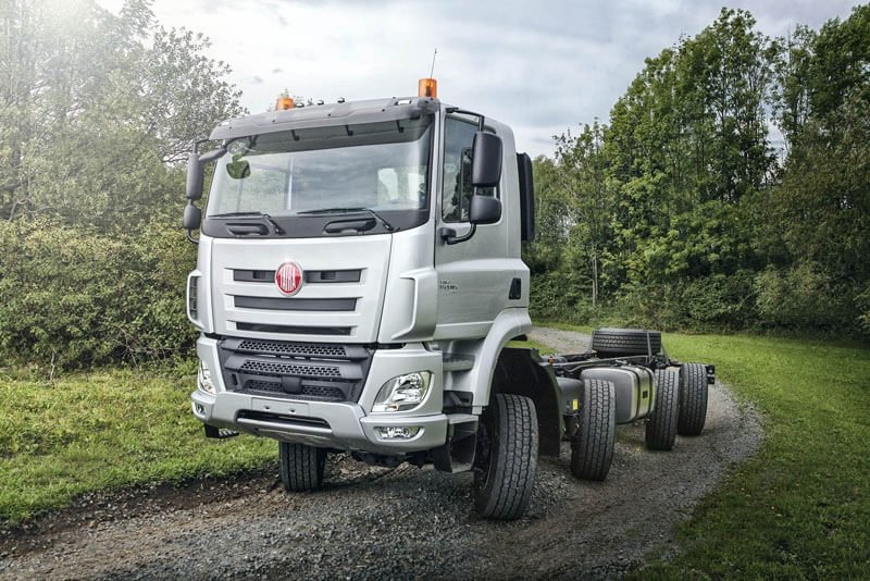 Příklad produkce kopřivnické Tatra Trucks