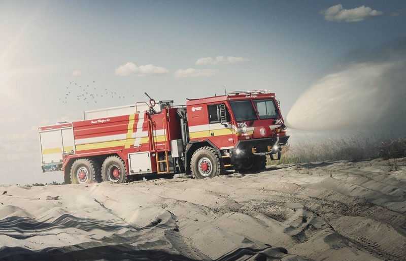 Příklad produkce kopřivnické Tatra Trucks