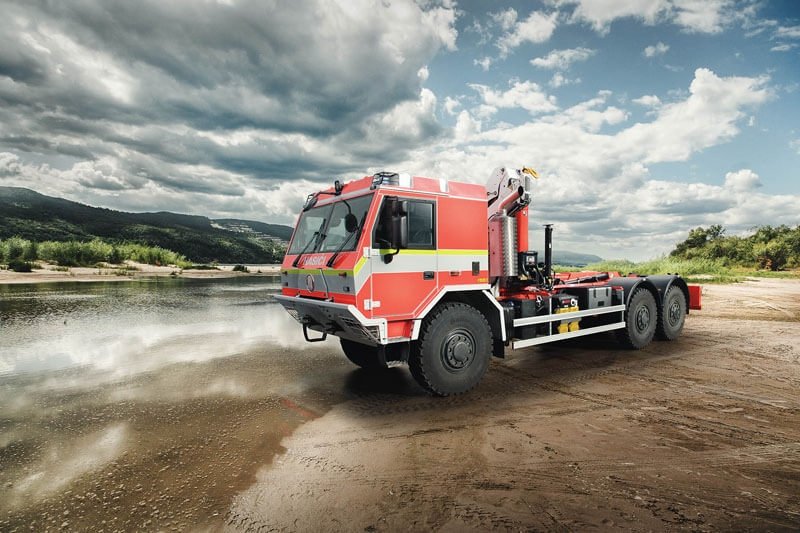 Příklad produkce kopřivnické Tatra Trucks