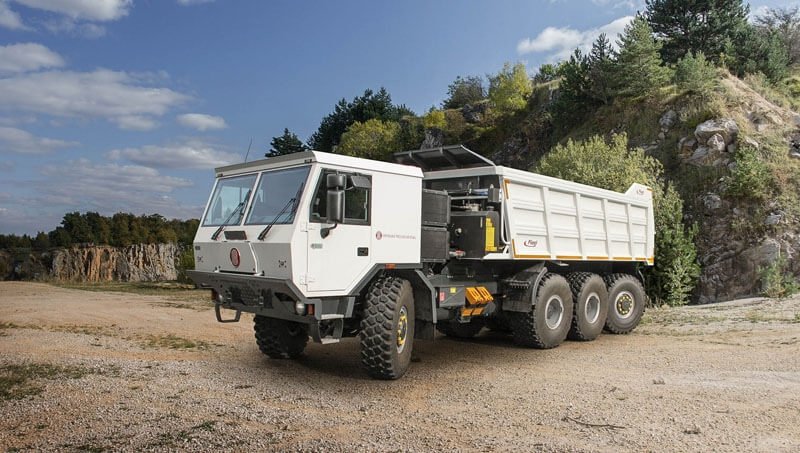 Příklad produkce kopřivnické Tatra Trucks