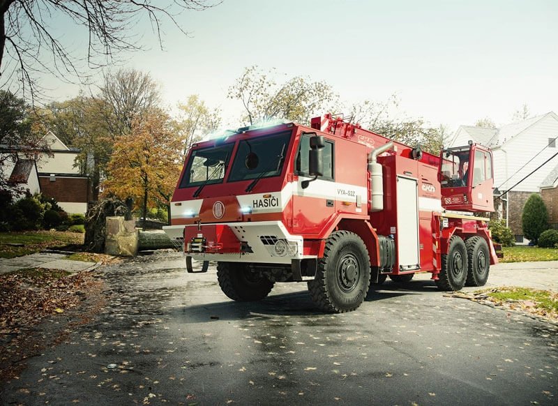 Příklad produkce kopřivnické Tatra Trucks