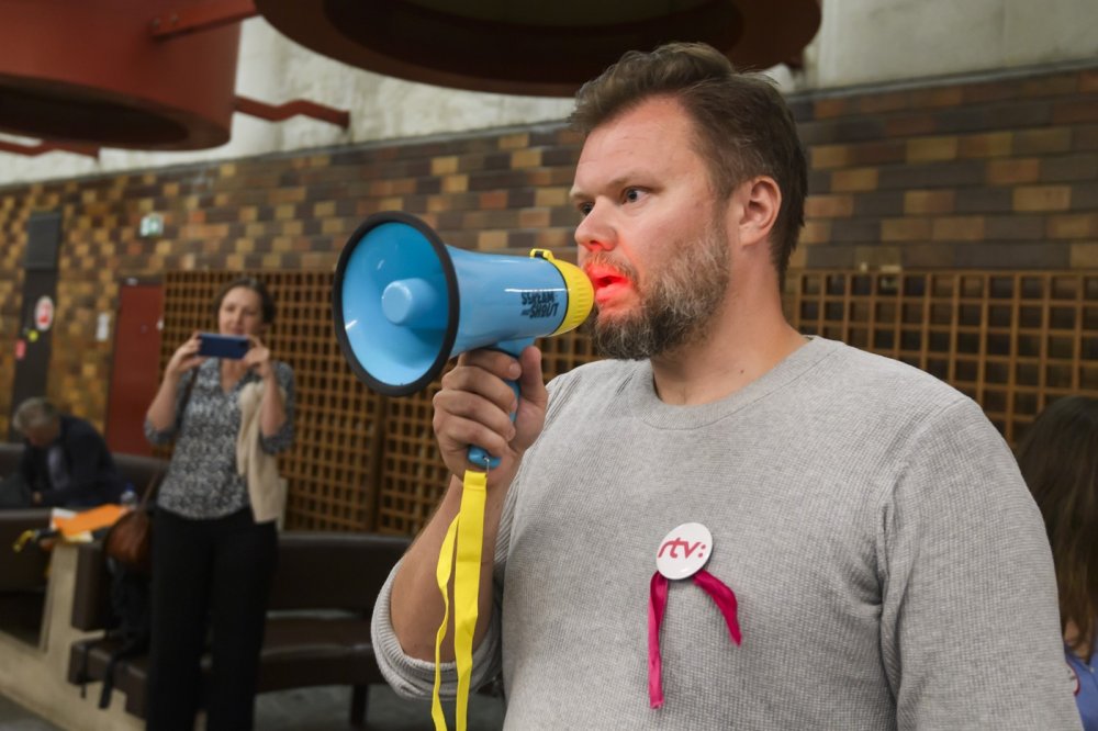 Protesty proti zákonu o veřejnoprávní televizi a rozhlasu v Bratislavě