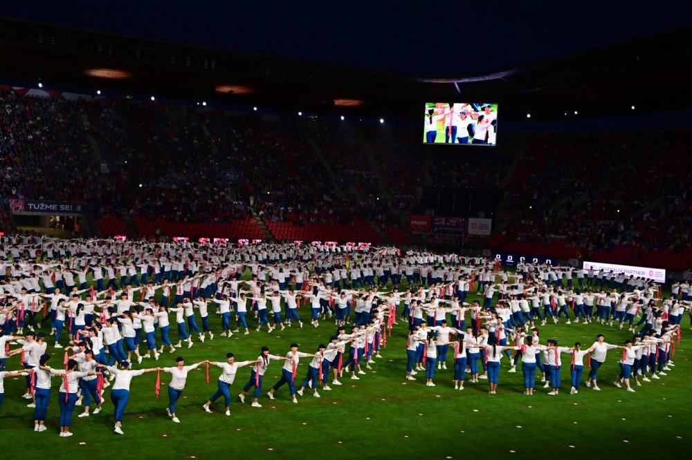 Sokolové představili první program hromadných skladeb v pražském Edenu