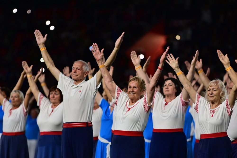 Sokolové představili první program hromadných skladeb v pražském Edenu