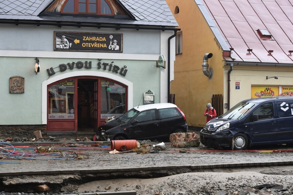 Jeseník se vzpamatovává z povodní