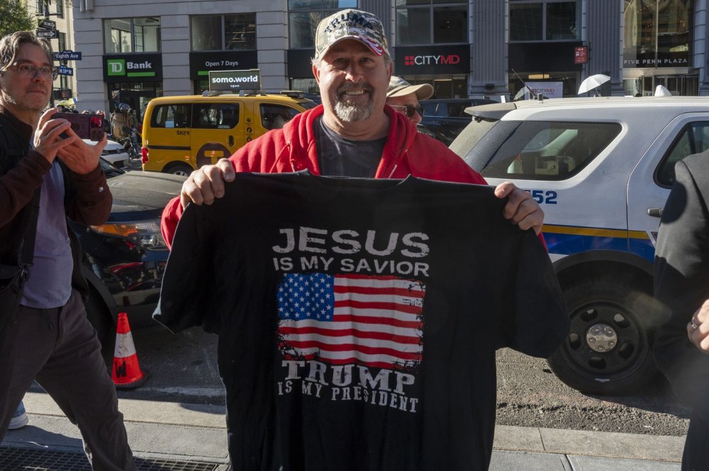 Příznivci Donalda Trumpa na Manhattanu