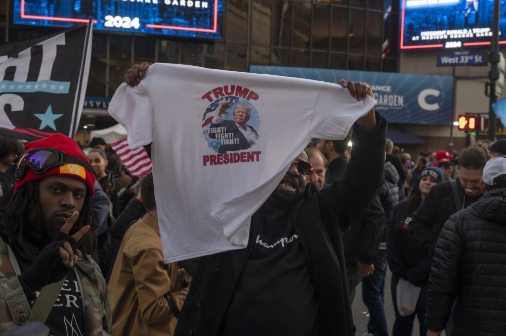 Příznivci Donalda Trumpa na Manhattanu