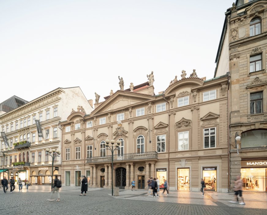 Barokní palác Savarin prošel razantní rekonstrukcí.