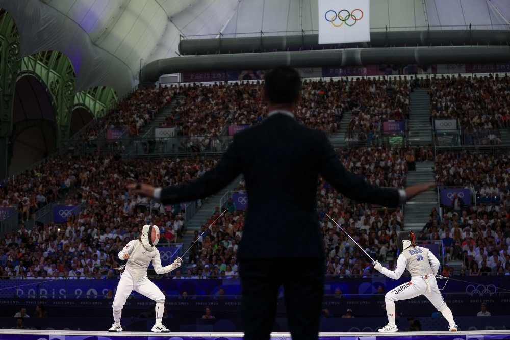 nominace v kategorii Sport - Martin Divíšek, EPA Images / Šerm na Olympijských hrách v Paříži