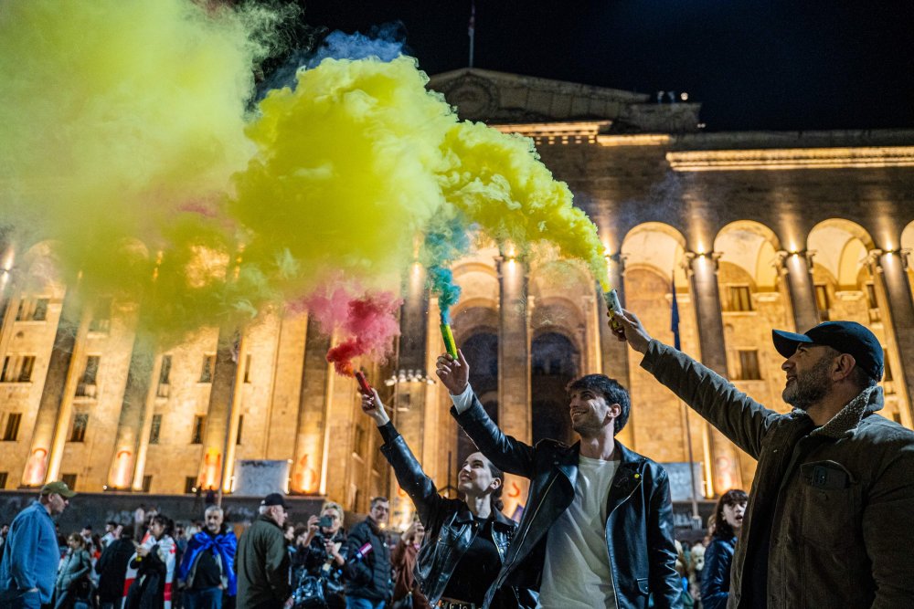 nominace v kategorii Reportáž - Ray Baseley, Forum 24 / Týdny protestů v Gruzii