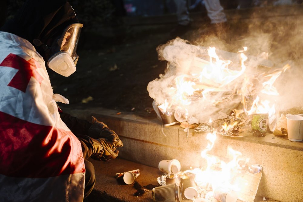 V Gruzii pokračují protesty proti pozastavení přístupových jednání s EU