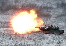 Česká armáda na Doupově poprvé testuje nové tanky Leopard 2A4