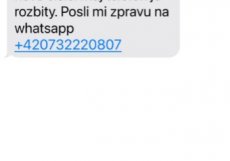 Podvodná SMS na rodiče 