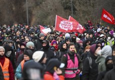 Protesty proti AfD v Německu