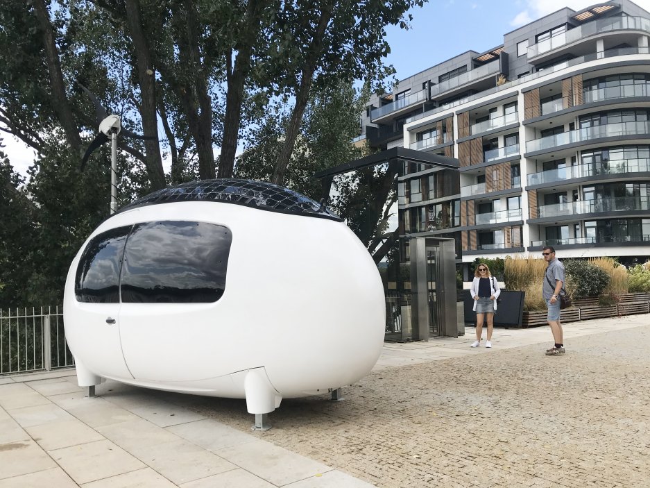 Ecocapsule má originální provedení.