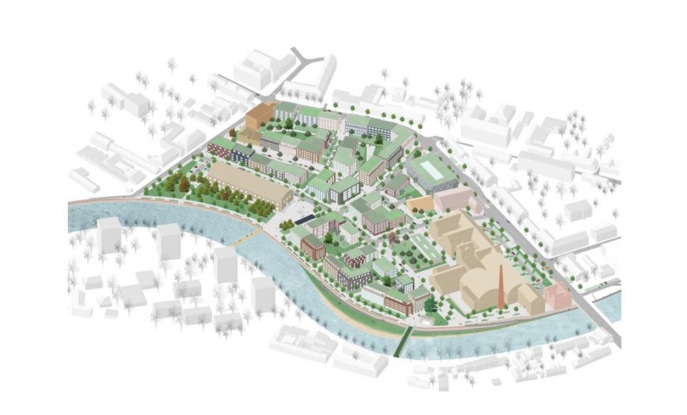 Brownfield o ploše 50 tisíc metrů čtverečních se nachází téměř v centru Břeclavi. Město, zde má v plánu vybudovat až 700 bytů, ale třeba i novou multifunkční halu.