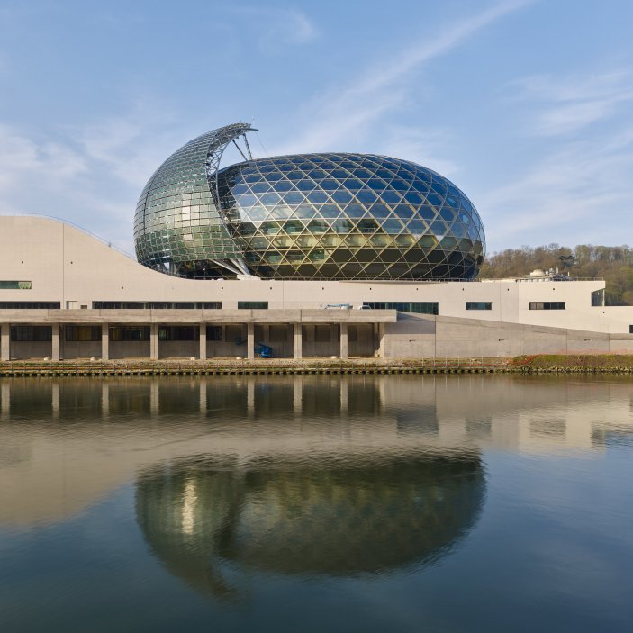 La Seine Musicale, France - Budova je komplexem hudebních sálů a hudební školy.