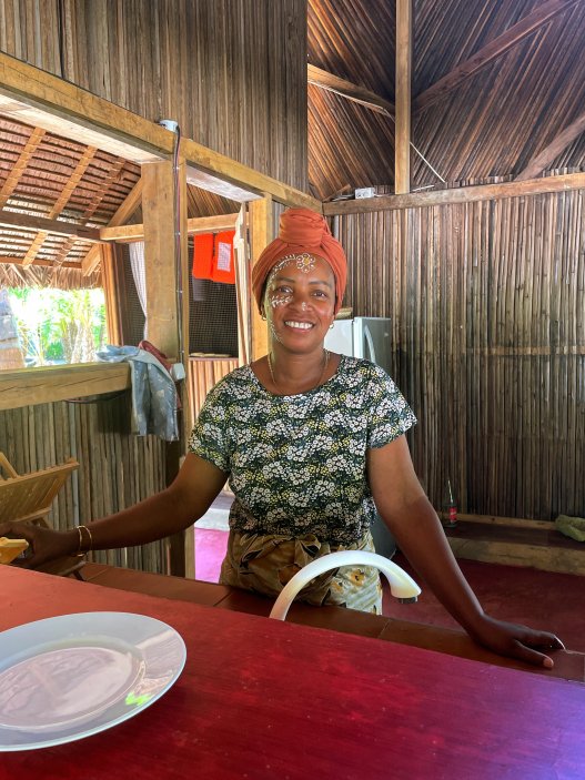 Solange z hotýlku Villa Ti-Punch, Nosy Be, Madagaskar