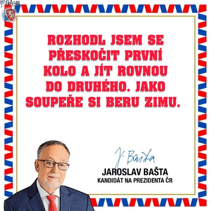 Oficiální plakát Jaroslava Bašty se také dočkal svých parafrází.