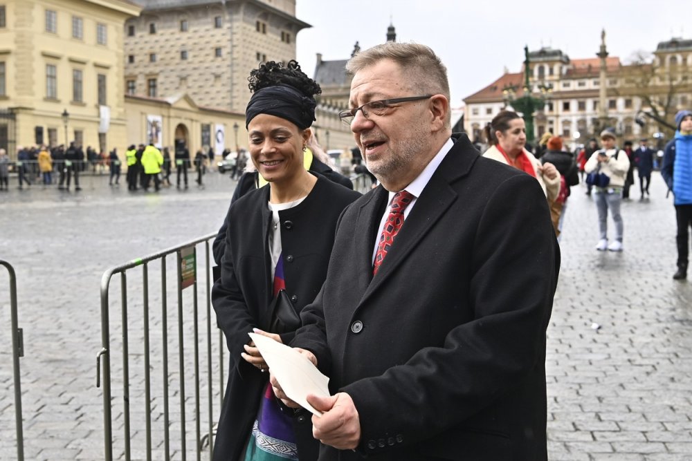 Příjezd pozvaných hostů na inauguraci nově zvoleného prezidenta Petra Pavla na Pražský hrad, 9. března 2023. Herec a režisérMilan Šteindler