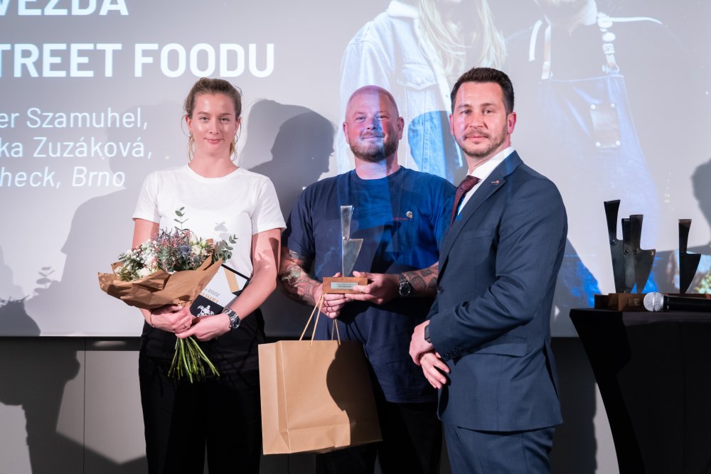 Cenu v kategorii Hvězda street foodu si odnesl Peter Szamuhel (Bücheck, Brno) 