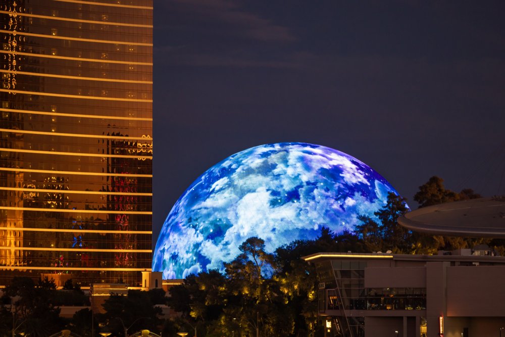 Nová futuristická aréna MSG Sphere v Las Vegas