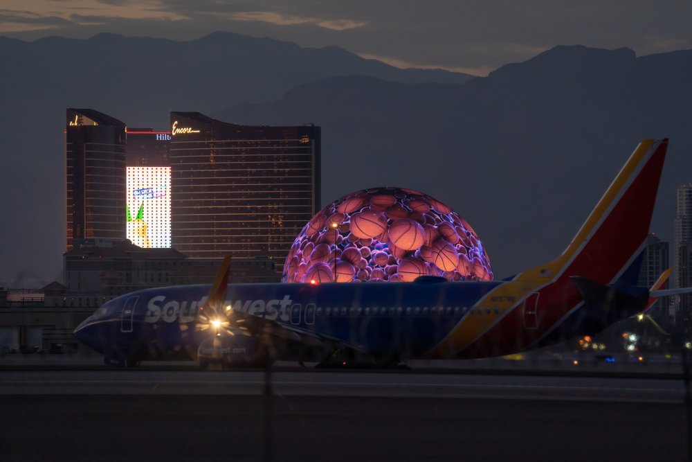 Nová futuristická aréna MSG Sphere v Las Vegas