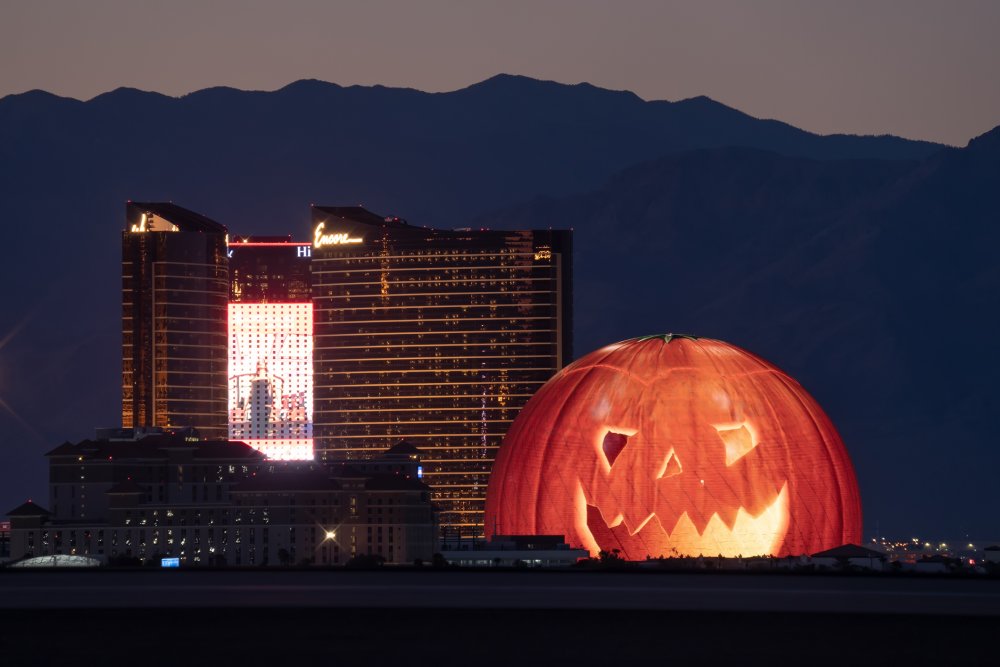 Nová futuristická aréna MSG Sphere v Las Vegas