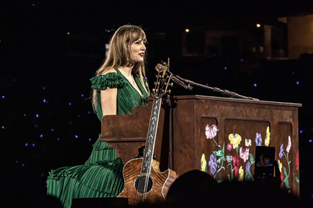 Taylor Swift na koncertě své Eras Tour 31. března 2023 v texaském Arlingtonu.