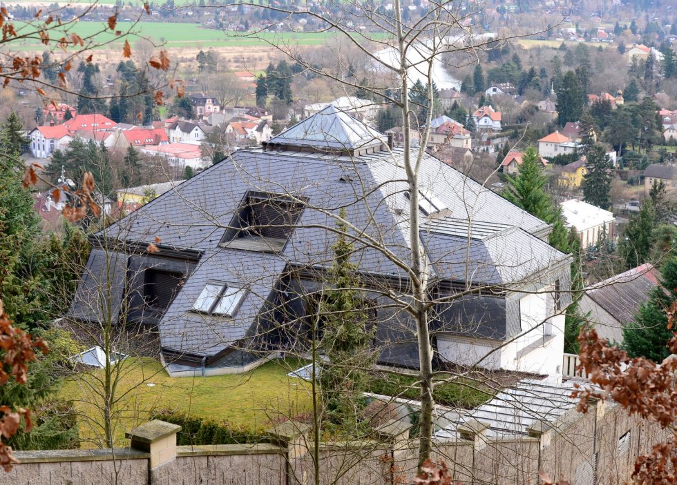 Vila odsouzeného Radovana Krejčíře v Černošicích u Prahy 