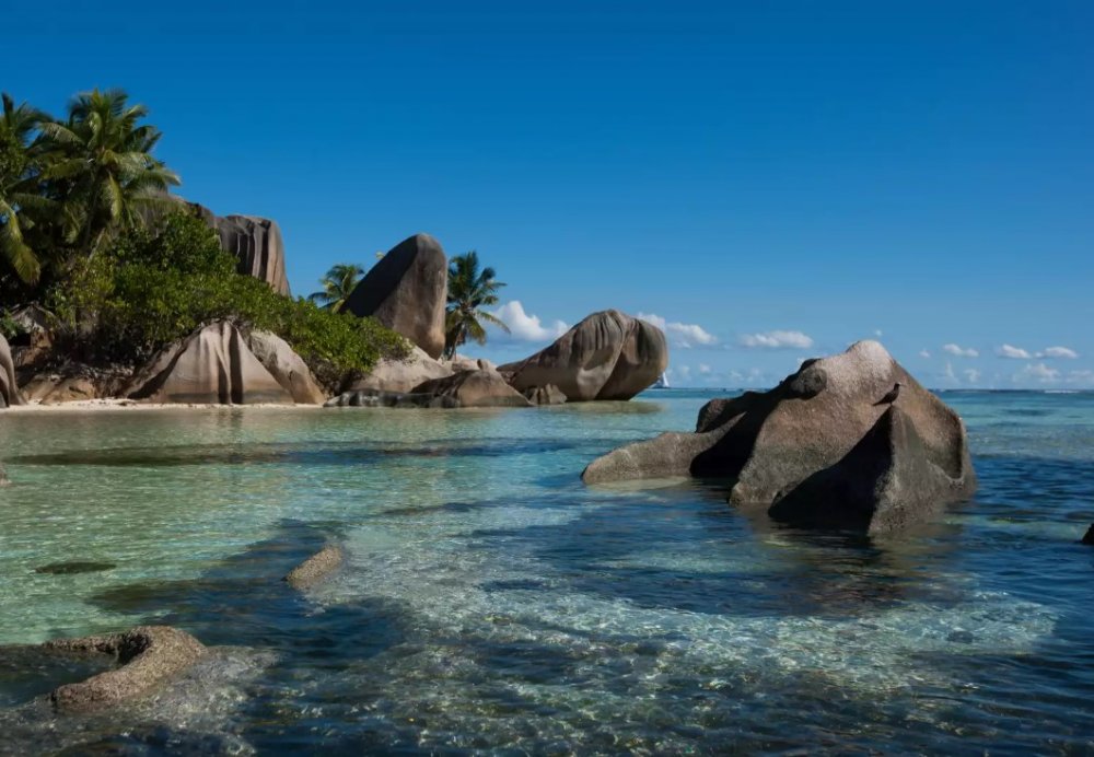 Anse Lazio, ostrov Praslin, Seychelská republika