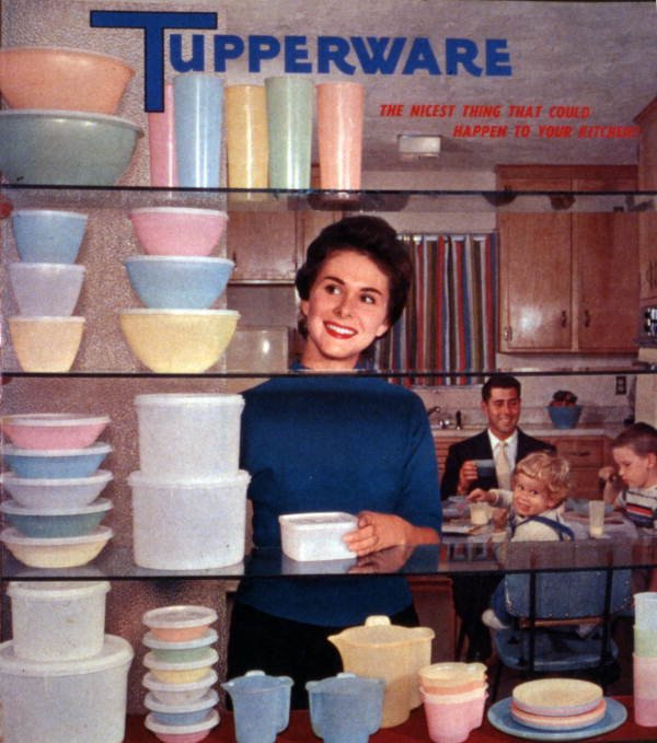 reklama na Tupperware z roku 1957