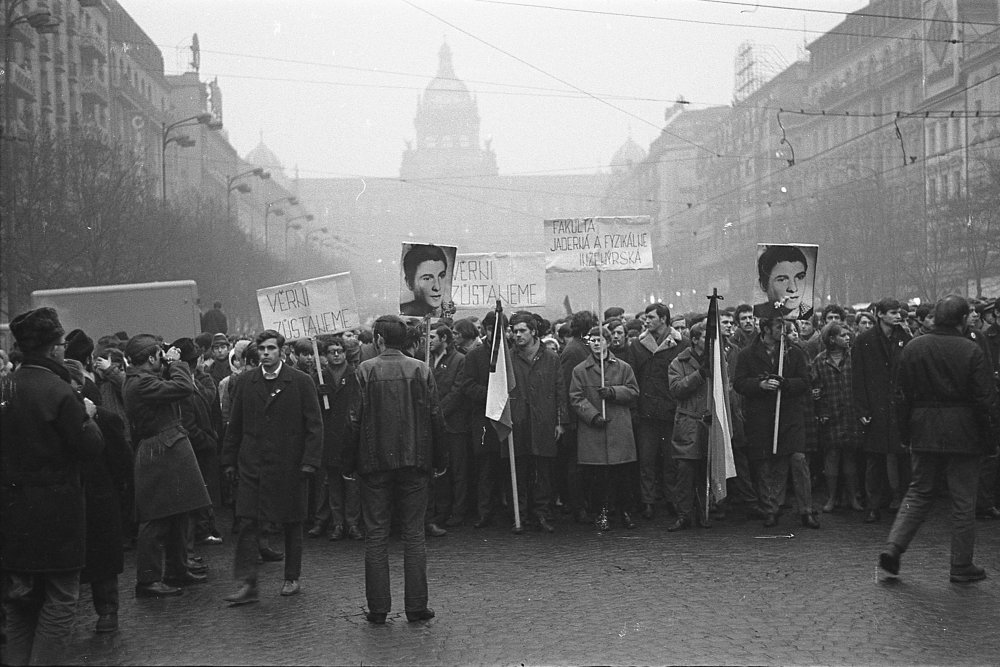 Václavské náměstí v roce 1969