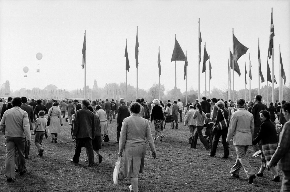 Letná na 1. května v roce 1983