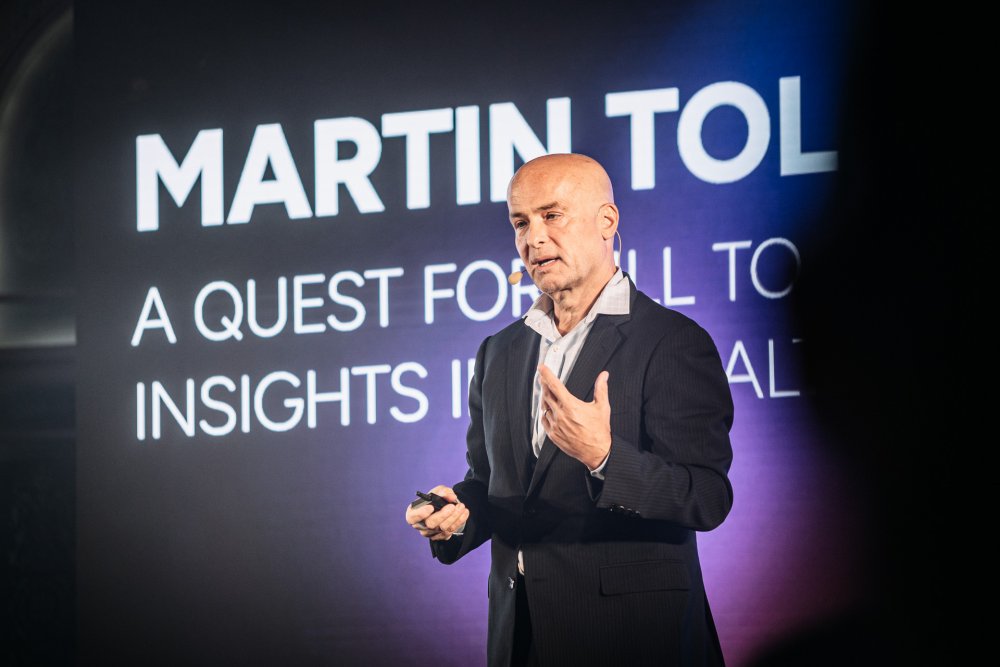 Martin Tolar na konferenci SingularityU Czech Summit 2023 v Praze