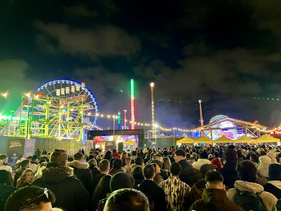 Jeden z klidnějších večerů na Hyde Park Winter Wonderland 2